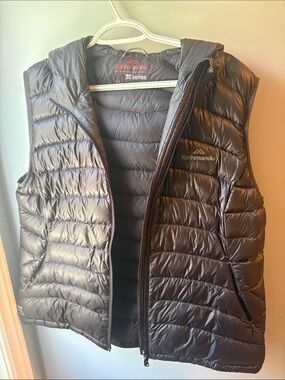 Kathmandu Black Quilted Hooded Women's Vest
